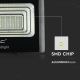 LED Zatemnitveni solarni reflektor LED/20W/6,4V 4000K IP65 + Daljinski upravljalnik