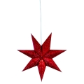 Markslöjd 700122 - Božična dekoracija SATURNUS 1xE14/25W/230V pr. 45 cm rdeča