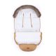 PETITE&MARS - Otroška spalna vreča 4v1 COMFY Elegant Caramel bela/rjava