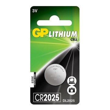 1 x Litijska baterija CR2025 GP 3V/170mAh