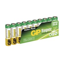 10 kom Alkalna baterija AAA GP SUPER 1,5V