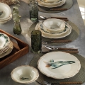 18-delni jedilni servis, pisan, iz porcelana