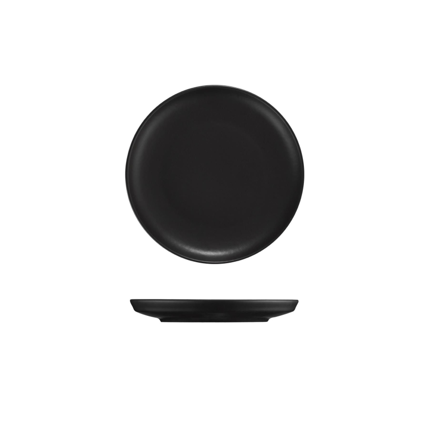 18-delni jedilni servis v črni barvi iz porcelana