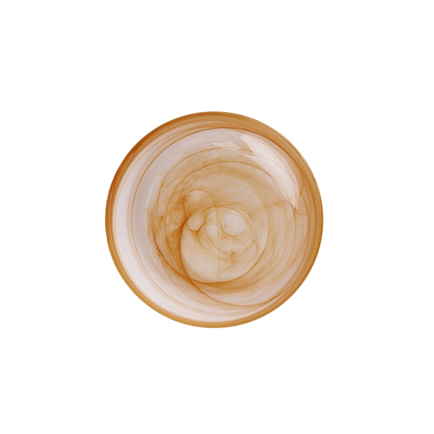 18-delni jedilni set, oranžen/steklo