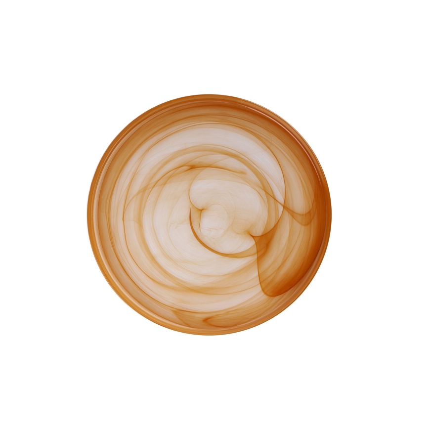 18-delni jedilni set, oranžen/steklo