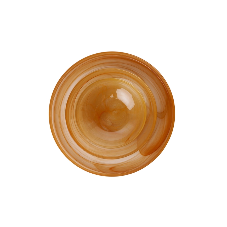 18-delni jedilni set, oranžen/steklo