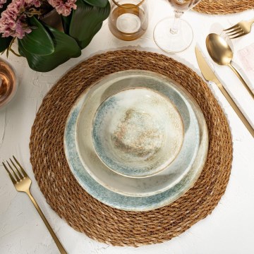 18-delni jedilni set, večbarven/porcelan
