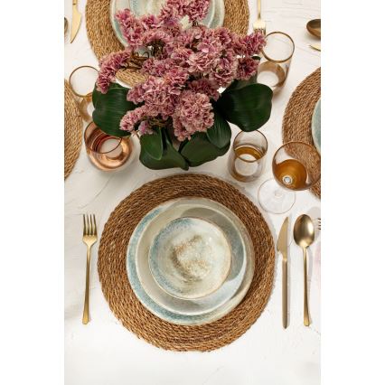 18-delni jedilni set, večbarven/porcelan