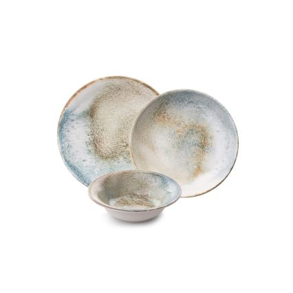 18-delni jedilni set, večbarven/porcelan