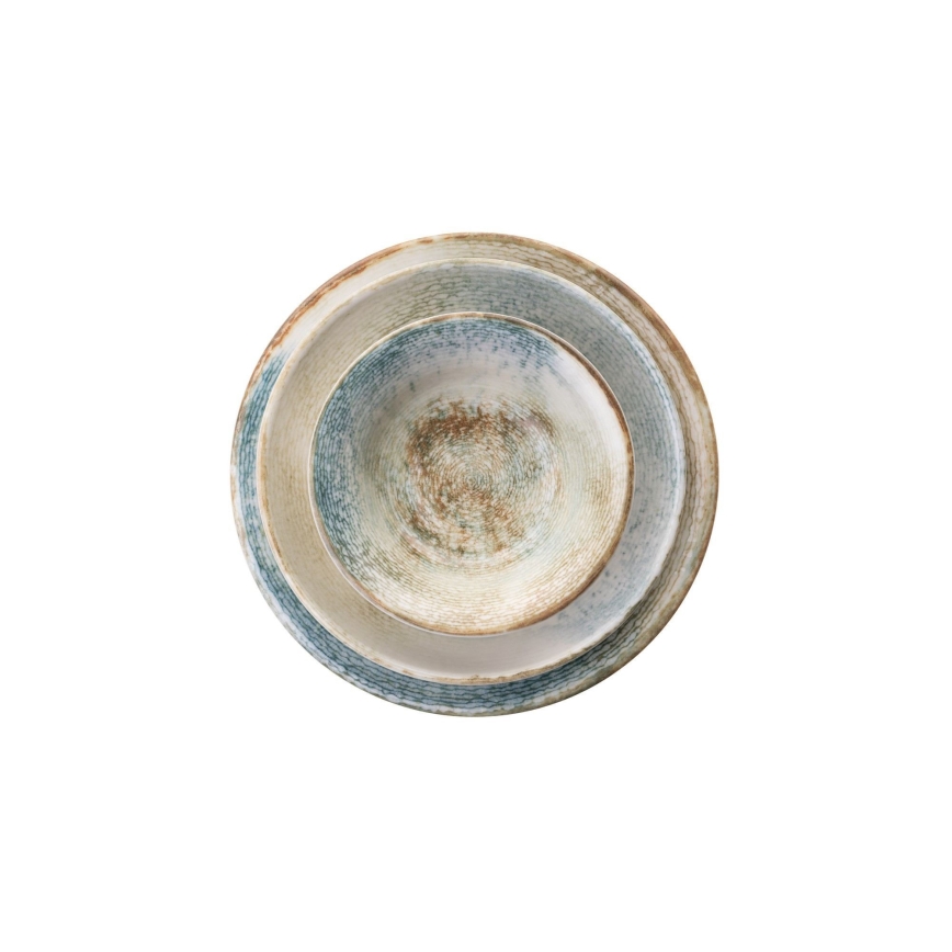 18-delni jedilni set, večbarven/porcelan