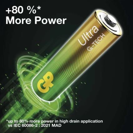 2 kom Alkalna baterija C GP ULTRA 1,5V