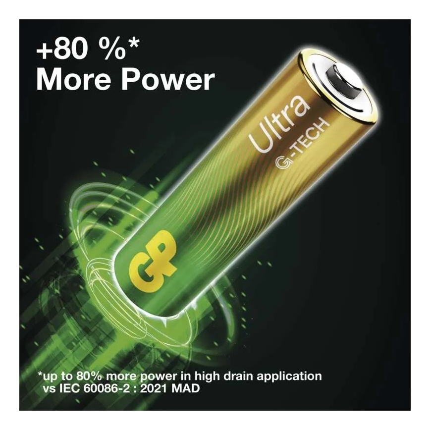 2 kom Alkalna baterija C GP ULTRA 1,5V