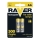 2 kom Polnilna baterija AA RAVER NiMH/1,2V/600 mAh