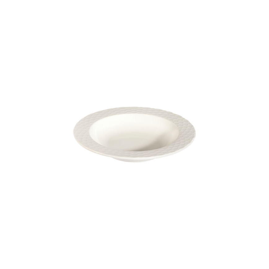 24-delni bel jedilni servis iz porcelana