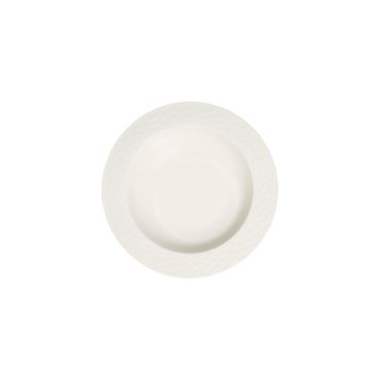 24-delni bel jedilni servis iz porcelana