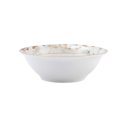 24-delni jedilni komplet, bela/siva, porcelan