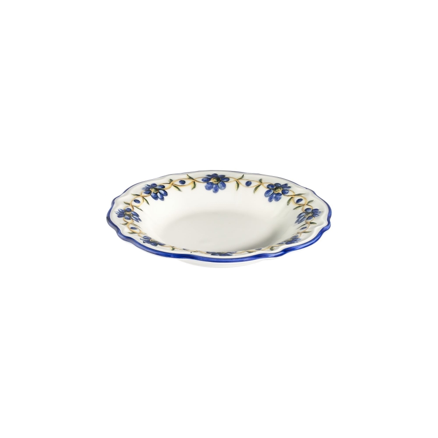24-delni jedilni komplet iz porcelana – na voljo v beli, modri ali rumeni barvi