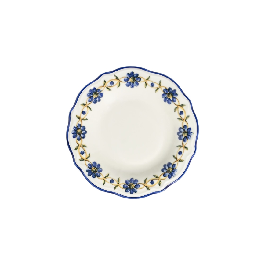 24-delni jedilni komplet iz porcelana – na voljo v beli, modri ali rumeni barvi