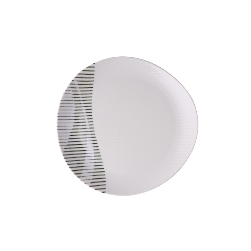 24-delni jedilni komplet iz porcelana v pisanih barvah