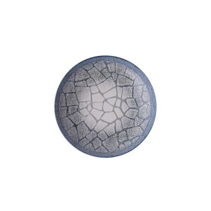 24-delni jedilni komplet, moder, iz porcelana