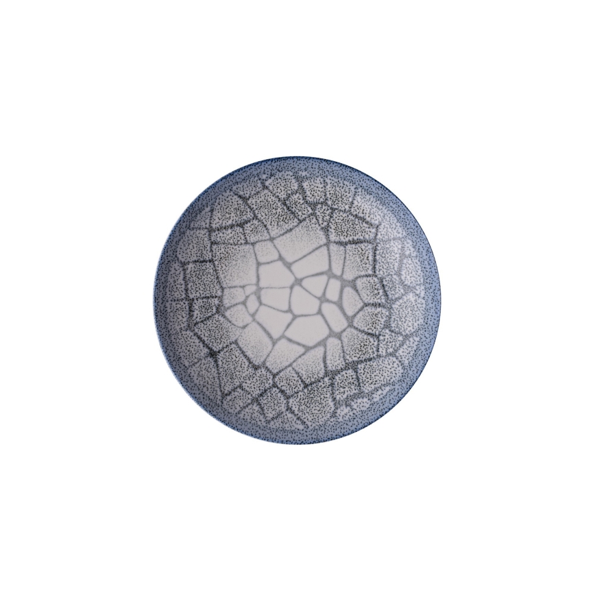 24-delni jedilni komplet, moder, iz porcelana