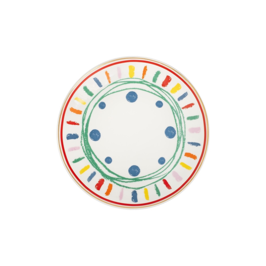 24-delni jedilni komplet, večbarven/porcelan