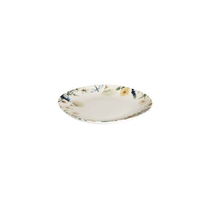 24-delni jedilni komplet večbarven/rjav/porcelan