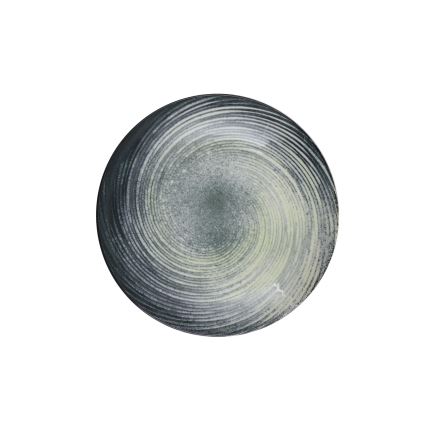 24-delni jedilni komplet, zelen/črn, porcelan