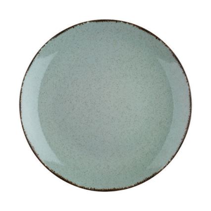 24-delni jedilni komplet, zeleni/porcelan