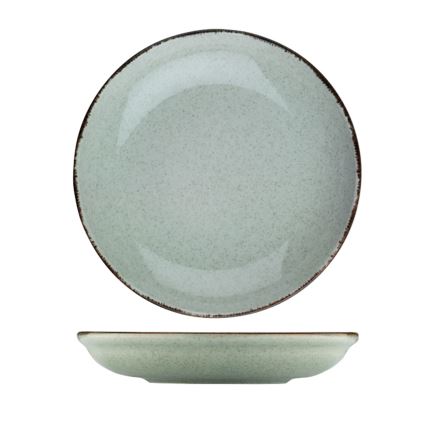 24-delni jedilni komplet, zeleni/porcelan