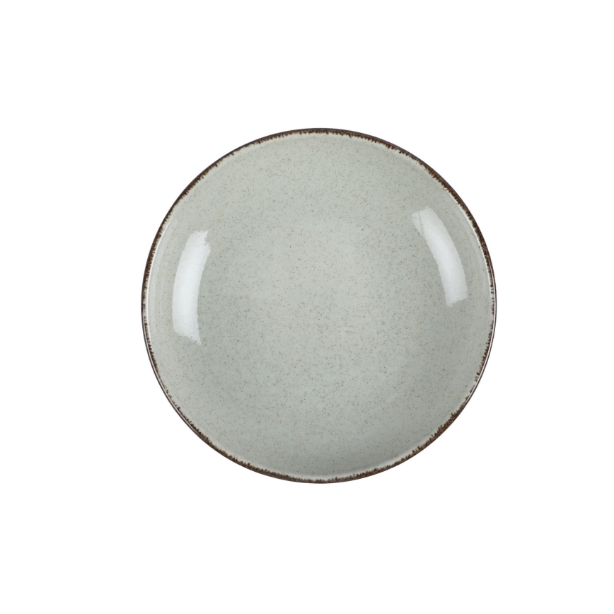 24-delni jedilni komplet, zeleni/porcelan