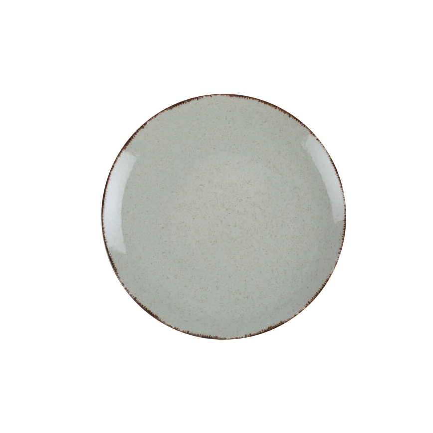 24-delni jedilni komplet, zeleni/porcelan