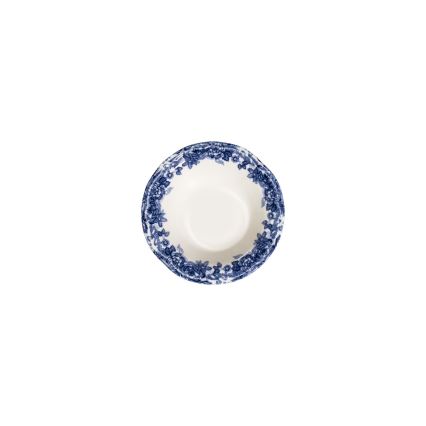 24-delni jedilni servis, bel/moder, iz porcelana