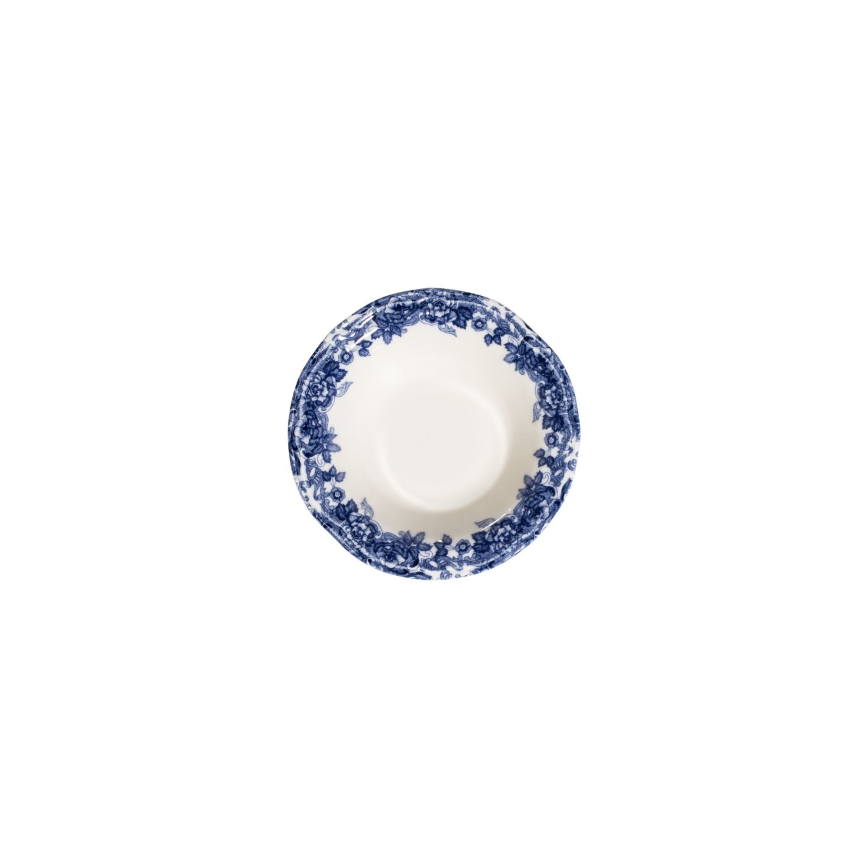 24-delni jedilni servis, bel/moder, iz porcelana