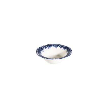 24-delni jedilni servis, bel/moder, iz porcelana
