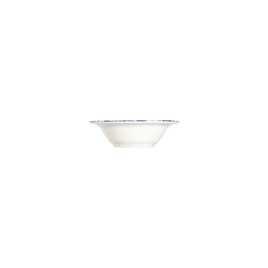 24-delni jedilni servis, bel/moder, iz porcelana