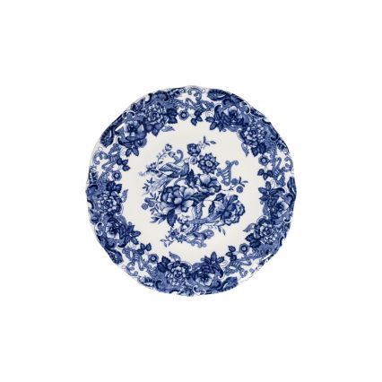 24-delni jedilni servis, bel/moder, iz porcelana