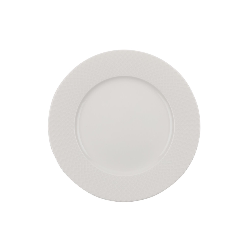 24-delni jedilni servis, bel/porcelan
