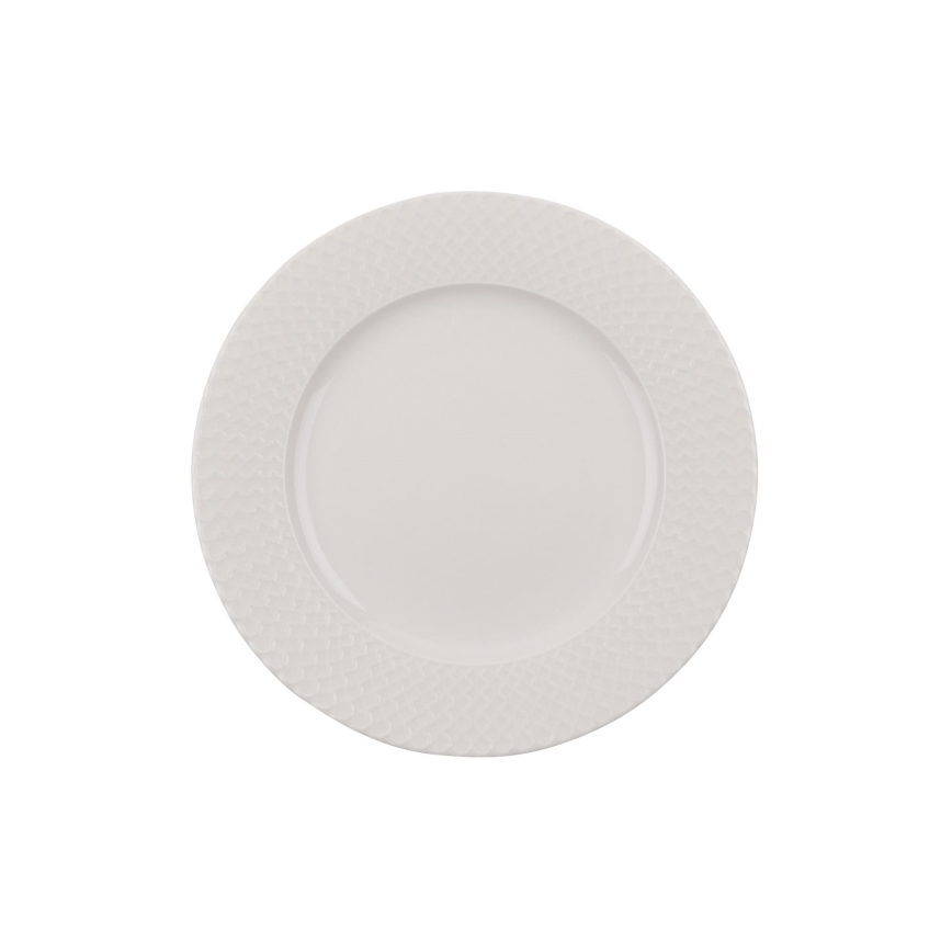 24-delni jedilni servis, bel/porcelan