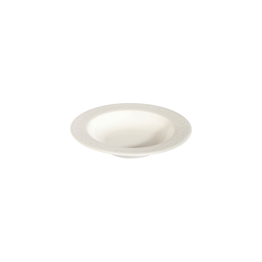 24-delni jedilni servis, bel/porcelan