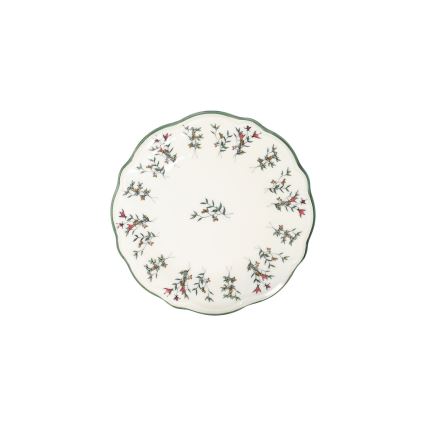 24-delni jedilni servis, bel/zelen/rdeč, porcelan