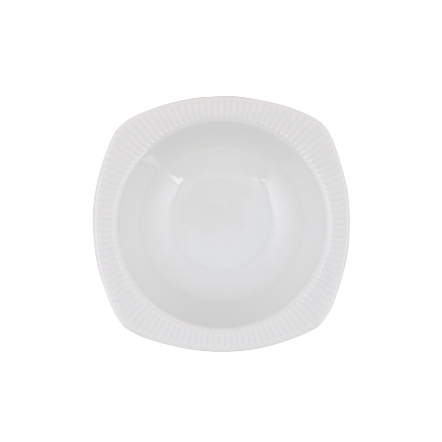 24-delni jedilni servis, bela/porcelan