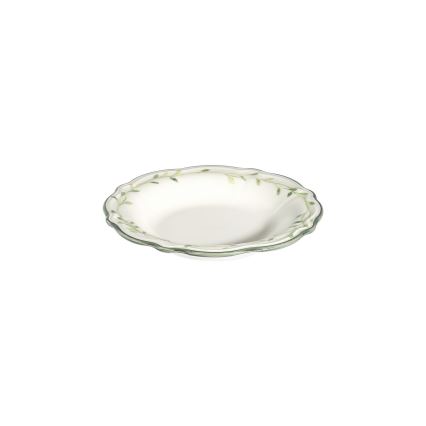 24-delni jedilni servis, bela/zelena, porcelan