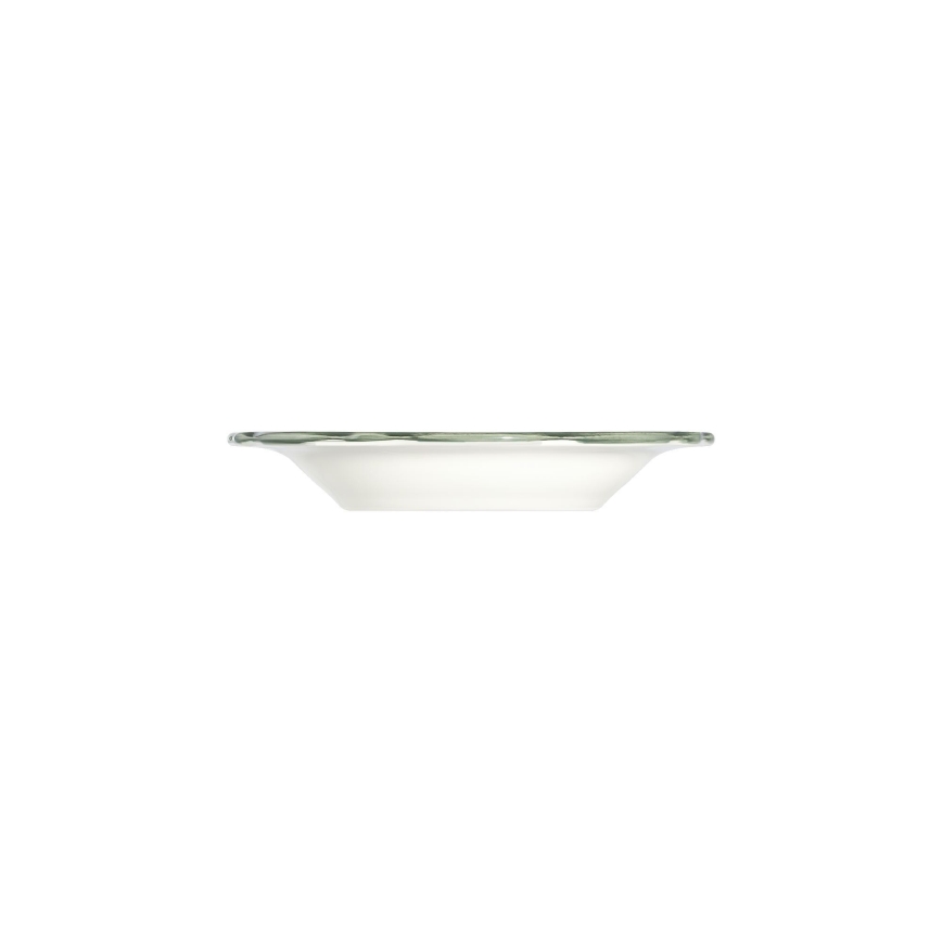 24-delni jedilni servis, bela/zelena, porcelan