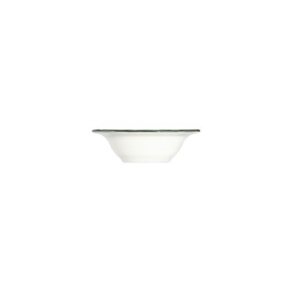 24-delni jedilni servis, bela/zelena, porcelan