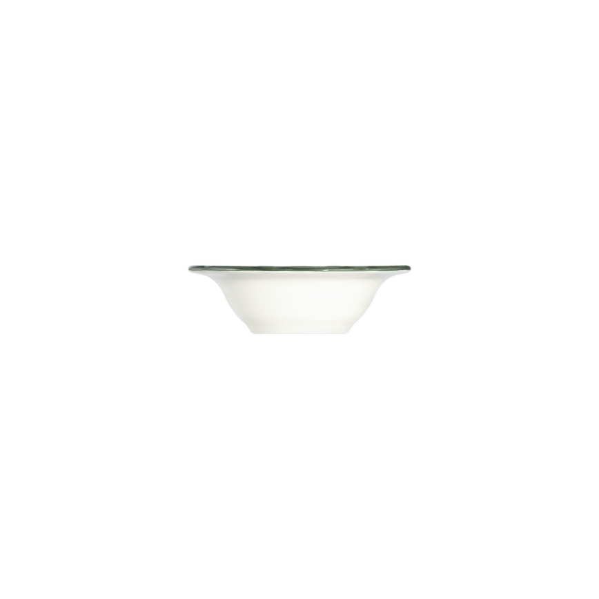 24-delni jedilni servis, bela/zelena, porcelan