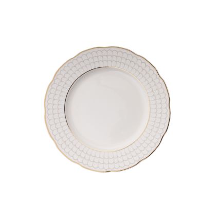 24-delni jedilni servis bela/zlata/porcelan