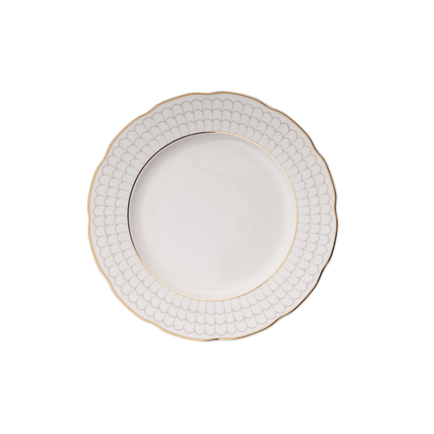 24-delni jedilni servis bela/zlata/porcelan