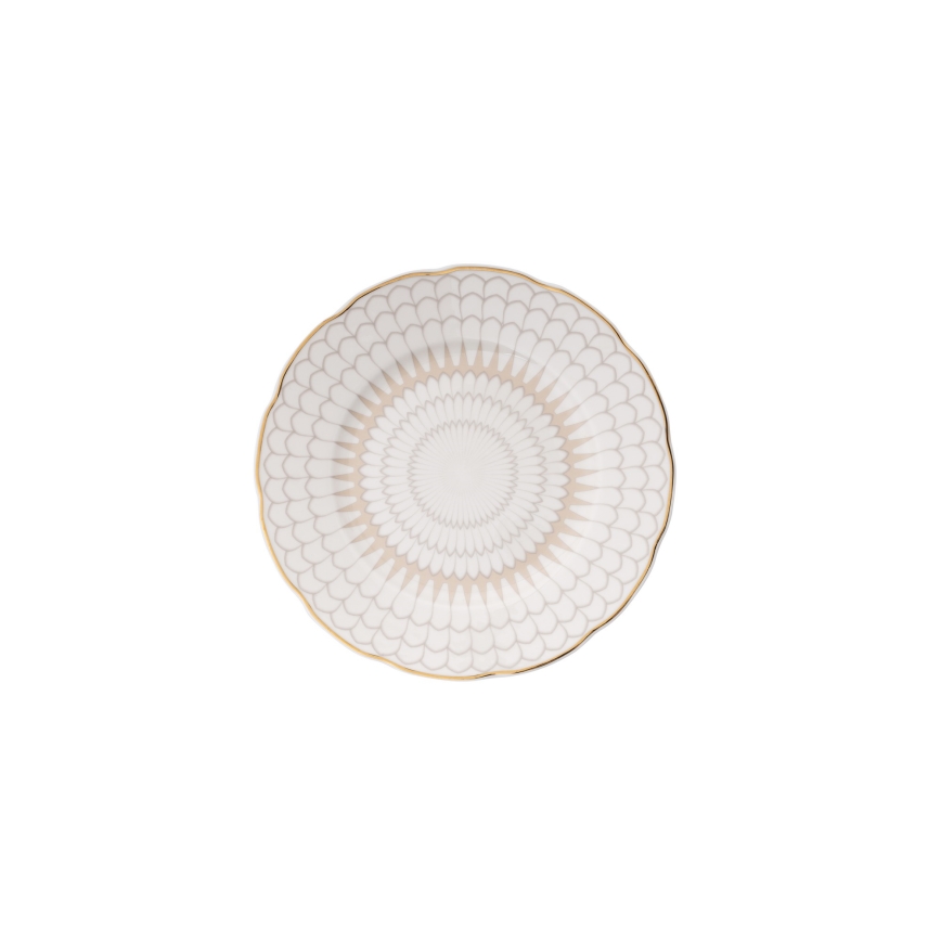 24-delni jedilni servis bela/zlata/porcelan