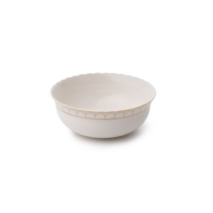 24-delni jedilni servis bela/zlata/porcelan